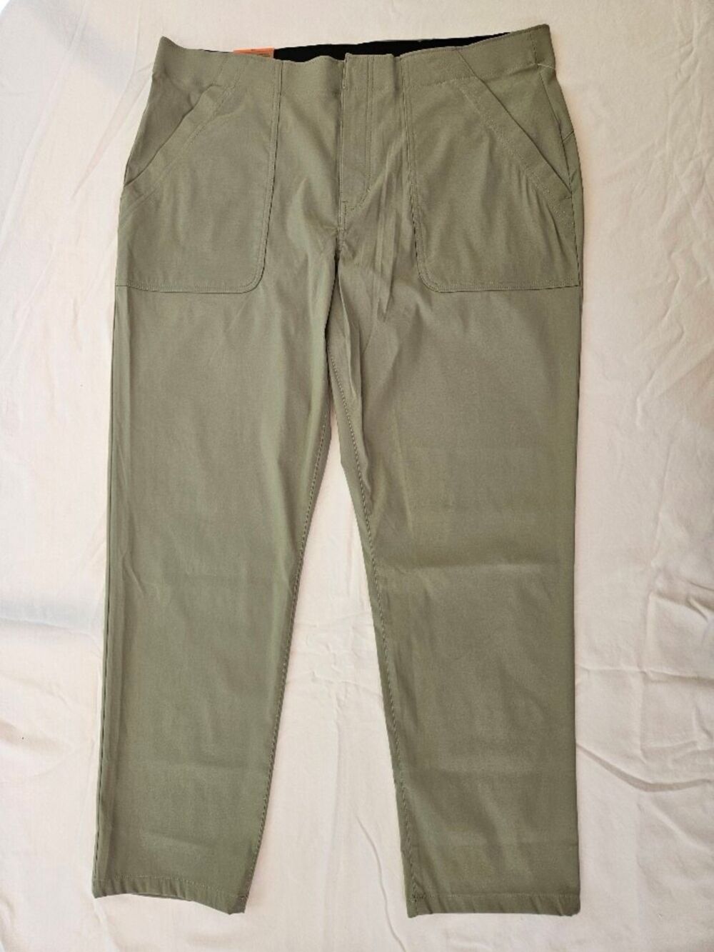 Eddie Bauer Khaki Horizon Straight Ankle Pants Size 16 NWT